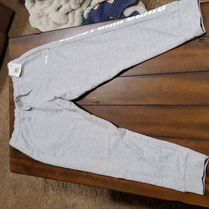 Puma Womens Jogger Sweatpants Medium Gray New with Tags